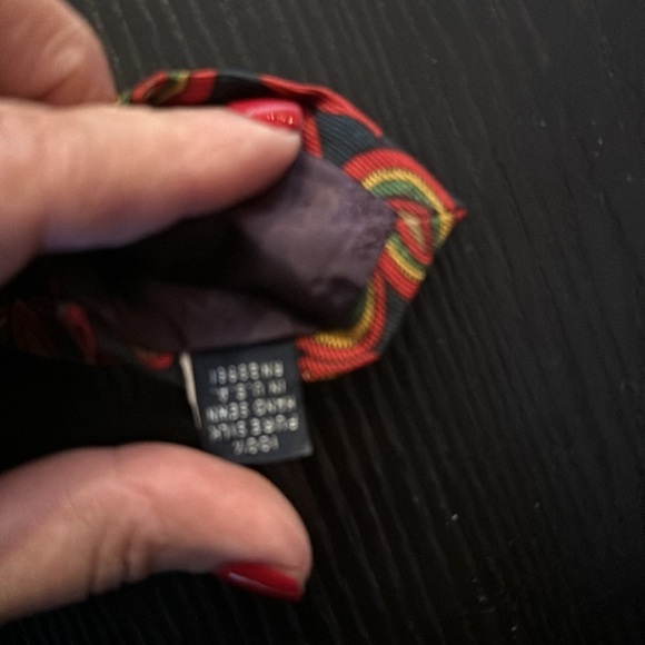 Burberry Silk Printed Vintage Tie - Picture 7 of 11